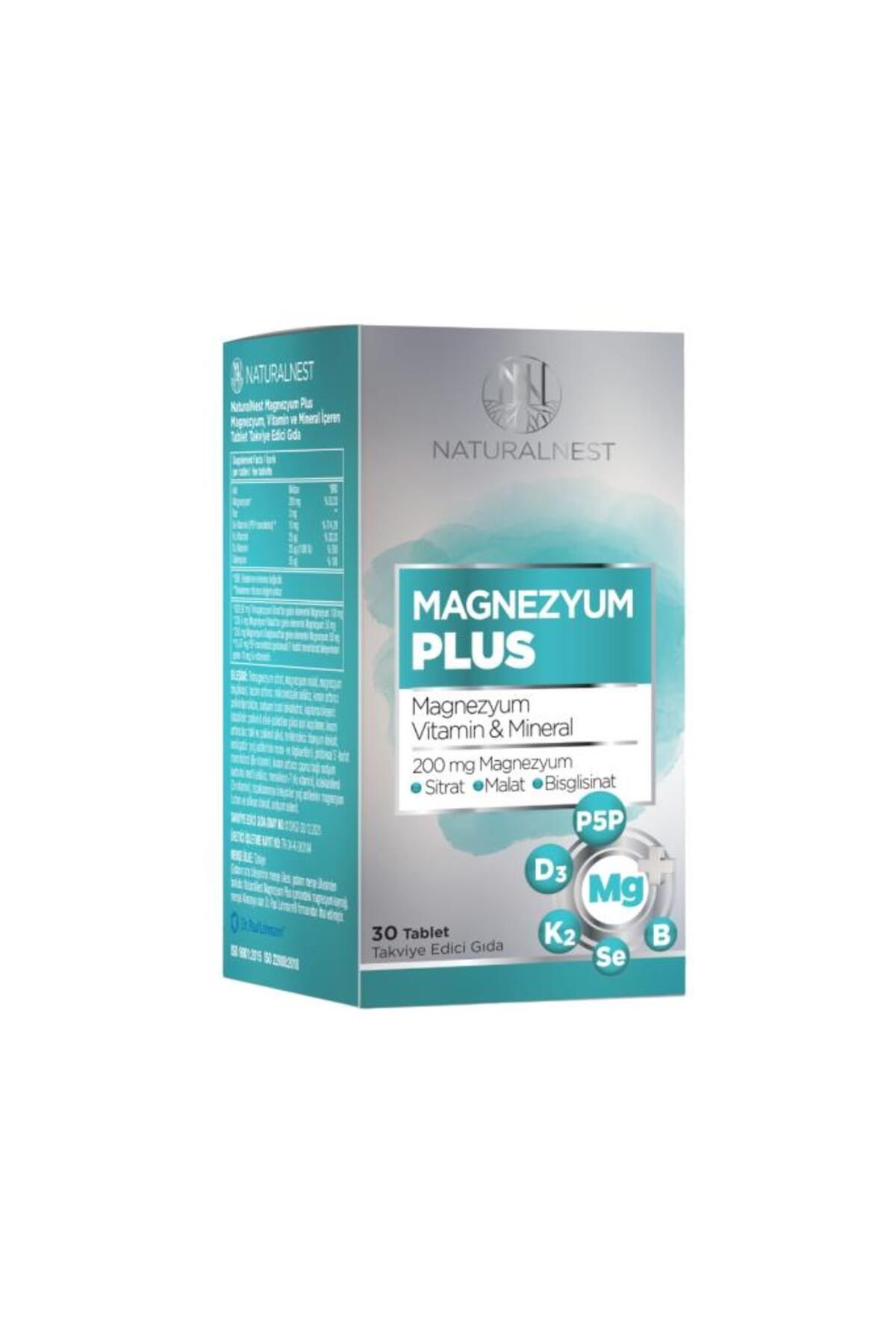 Magnezyum 200 Mg 30 Tablet