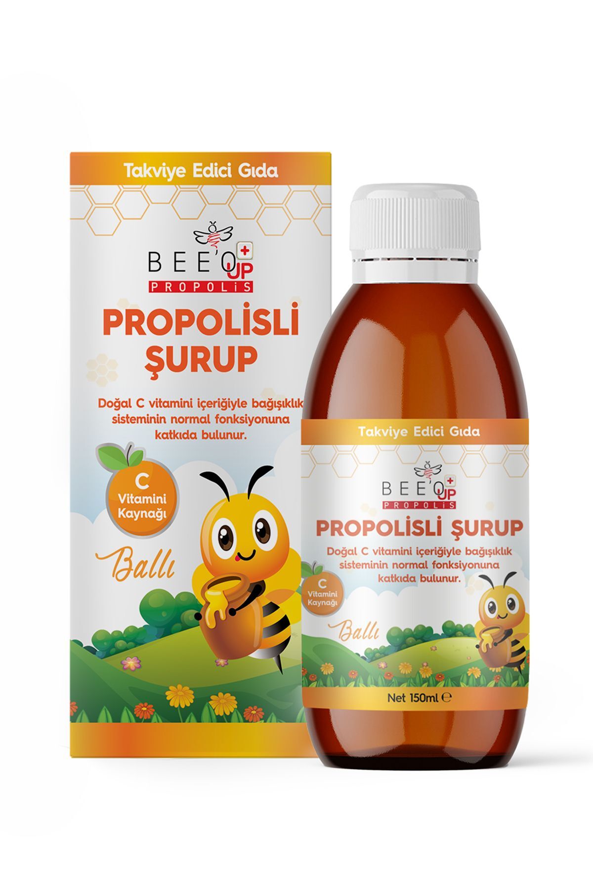 Up Ballı Propolisli Şurup 150 Ml