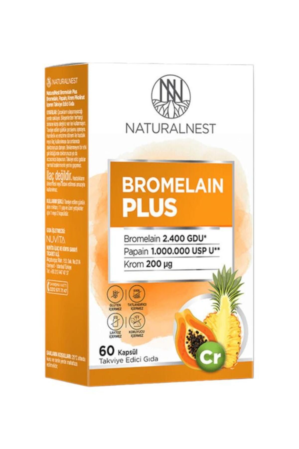 Bromelain Plus 60 Kapsül