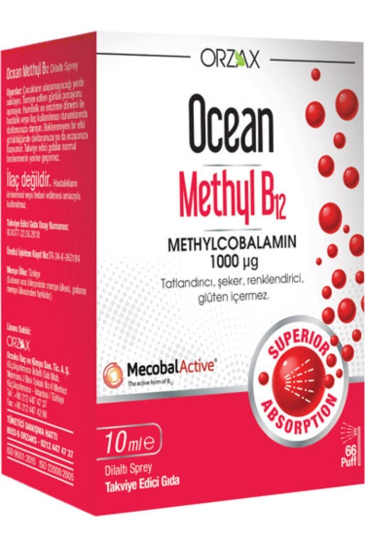 Methyl B12 1000 Mcg 10 ml Sprey