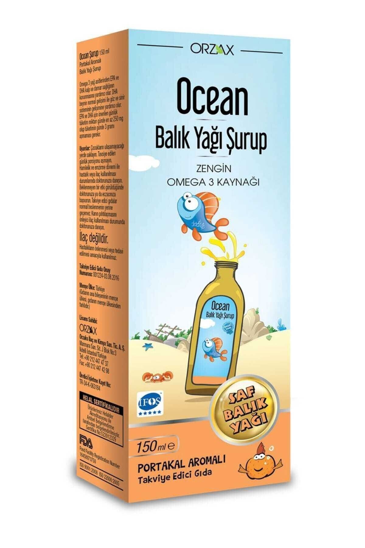 Balık Yağı Şurubu Portakal Aromalı 150ml