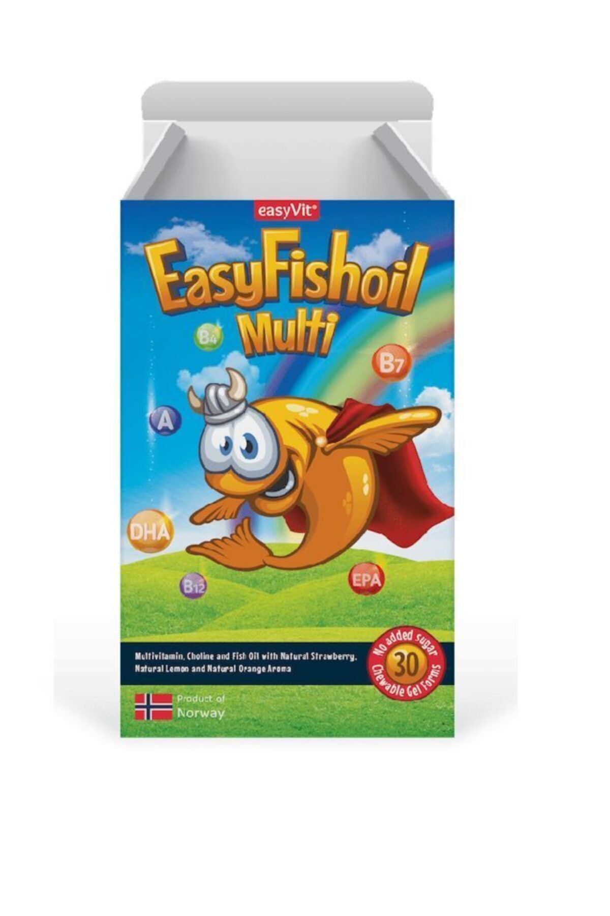 Easyfishoil Multi Omega 3 Çiğnenebilir 30 Jel Tablet Tek Ebat